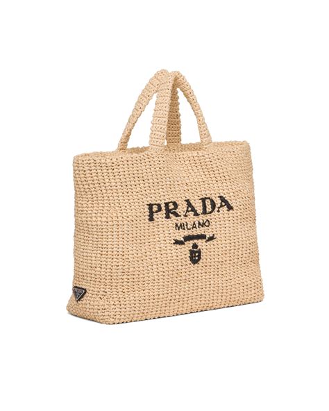 borsa shopping in rafia prada|Shopping Bag Prada PRADA .